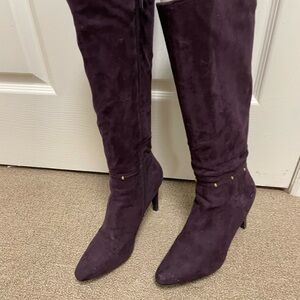 New Balance Deep Purple Heeled Boots